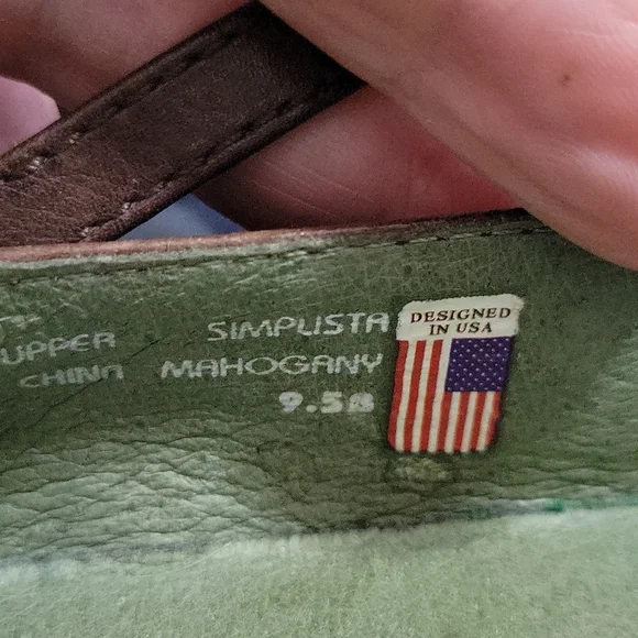 Ladies Earth leather Mary Jane's size 9.5 - Picture 9 of 9